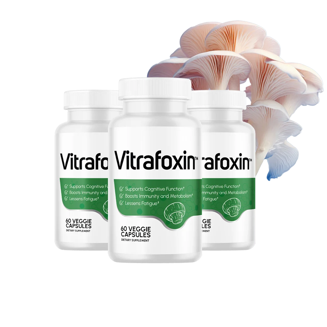 Vitrafoxin 4 Mushroom Ingredients Benefits and Brain Health Visual